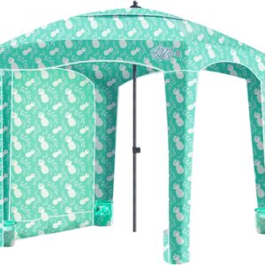 Qipi Beach Cabana Easy to Set Up Canopy, Waterproof, Portable 6' x 6' Beach Shelter