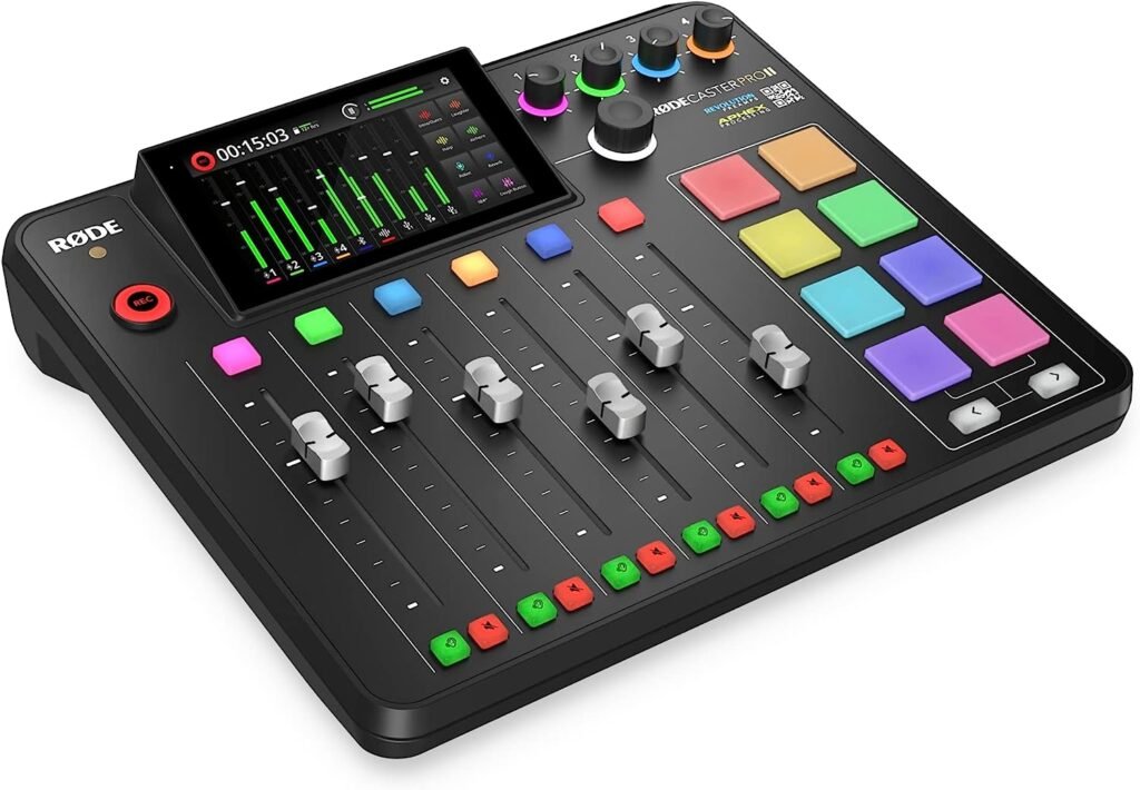 RODE RODECaster Pro II Production Solution for Podcasting, Streaming and Content Creation