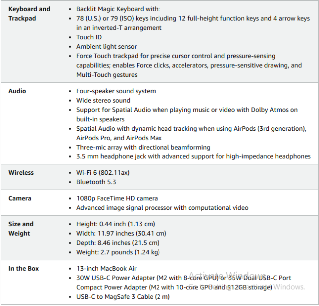 MacBook Air Laotop