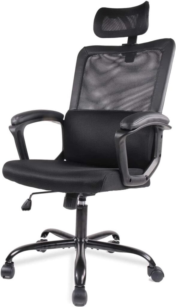SMUG Desk Computer Chair, Ergonomic High Back Comfy Swivel Gaming Home Mesh Chairs with Wheels