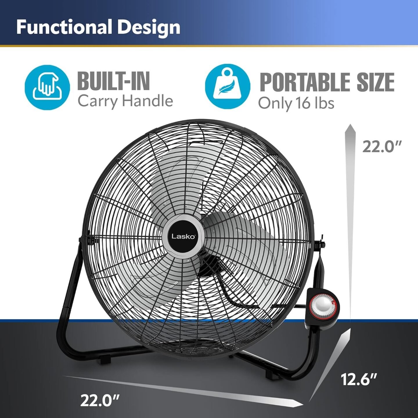 20" Lasko High-Velocity Fan - SmashingApps.com