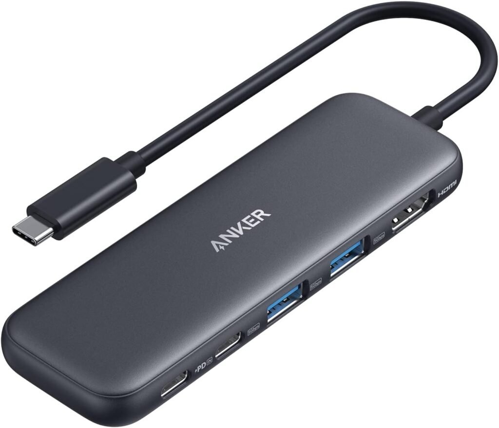Anker 332 USB-C Hub (5-in-1) with 4K HDMI Display, 5Gbps