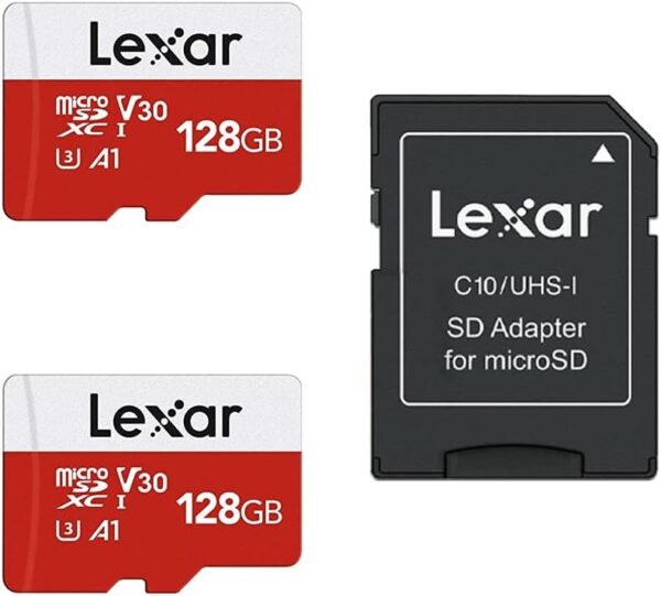 Lexar E-Series 128GB Micro SD Card 2 Pack