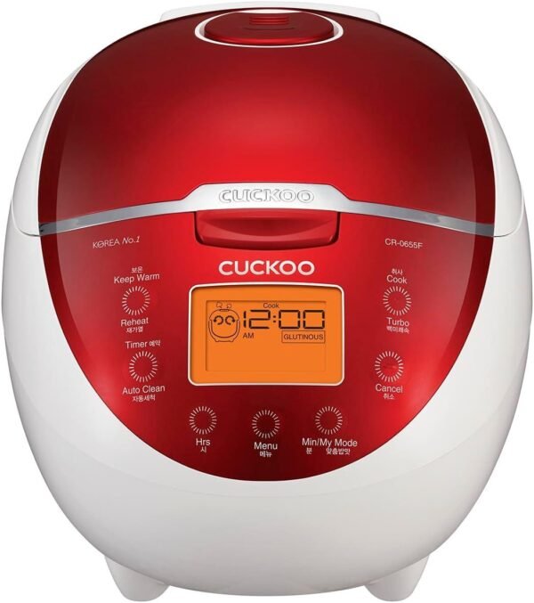 Cuckoo Micom Rice Cooker and Warmer, 6 cups, LCD-Display