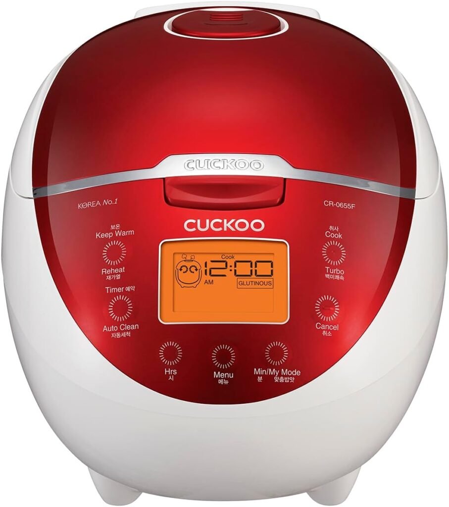 Cuckoo Micom Rice Cooker and Warmer, 6 cups, LCD-Display