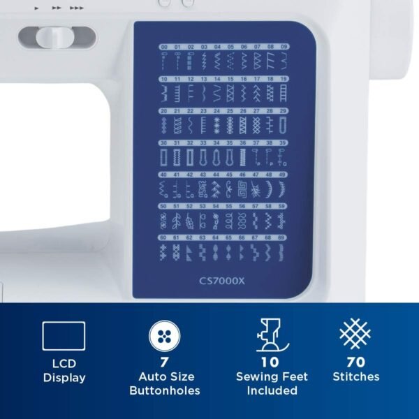 Brother CS7000X Computerized Sewing Quilting Machine - Image 3
