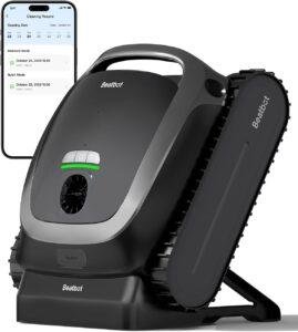 AquaSense Cordless Robotic Pool Vacuum Cleaner with Filter Basket - Intelligent Path Opimization, Cleans Floor, Walls, and Waterline - Suitable for Above & In-Ground Pools up to 2,260 sq.ft. 