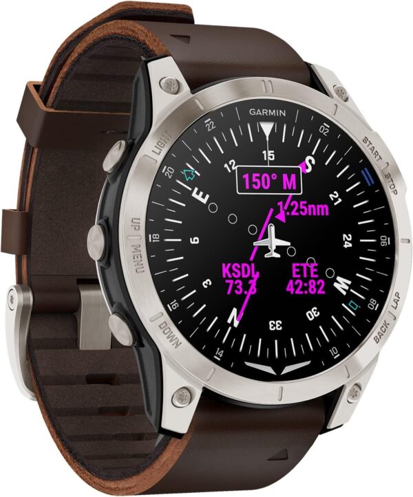Garmin D2 Mach 1, Touchscreen Aviator Smartwatch with GPS Moving Map