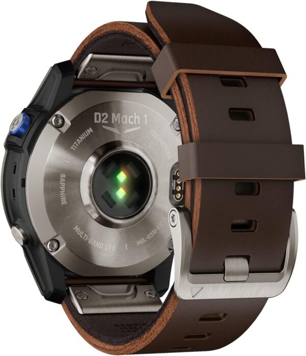 Garmin D2 Mach 1, Touchscreen Aviator Smartwatch with GPS Moving Map - Image 3