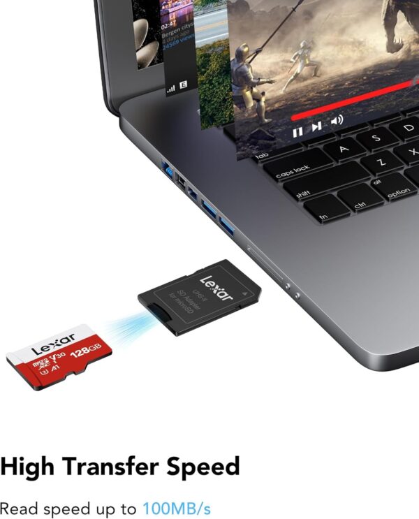 Lexar E-Series 128GB Micro SD Card 2 Pack - Image 2