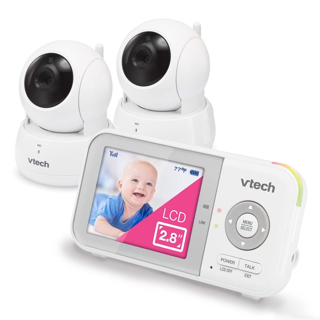 VTech VM923-2 Baby Monitor, 2.8”Screen