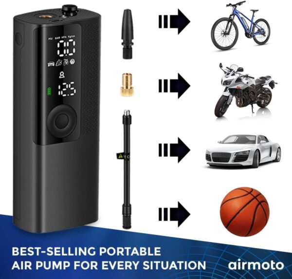 Airmoto Tire Inflator Portable Air Compressor - 2pack - Image 2