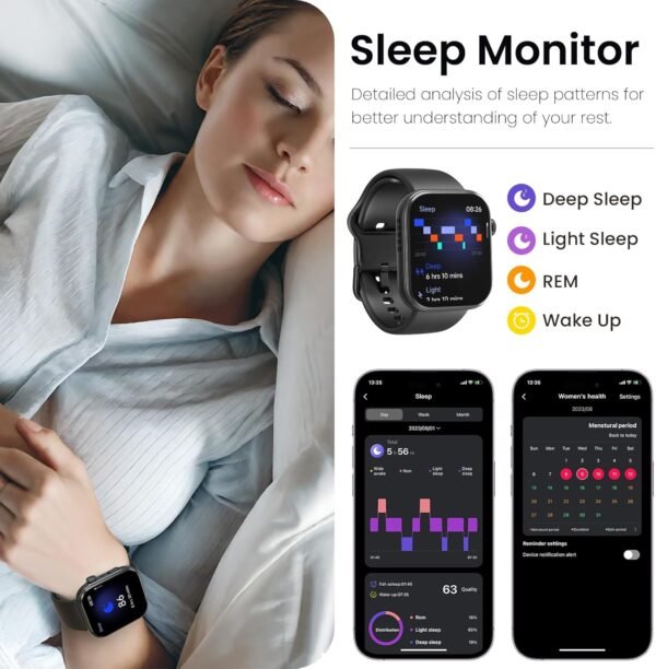 TOZO S6 Smartwatch 1.85" AMOLED Screen - Image 3