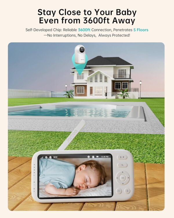 2K Video Baby Monitor with Camera and Audio - Image 2