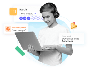 Qustodio’s parental control tools real time tracking