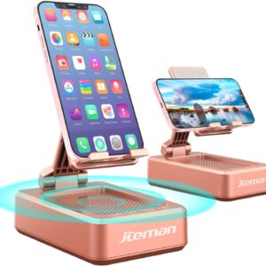 Jteman Cell Phone Stand with Speaker