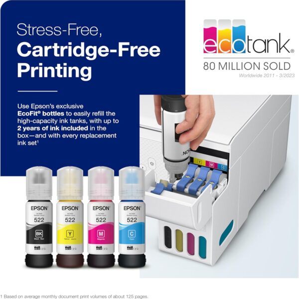 Epson EcoTank ET-2800 Wireless Color Printer with Scan and Copy - Image 2