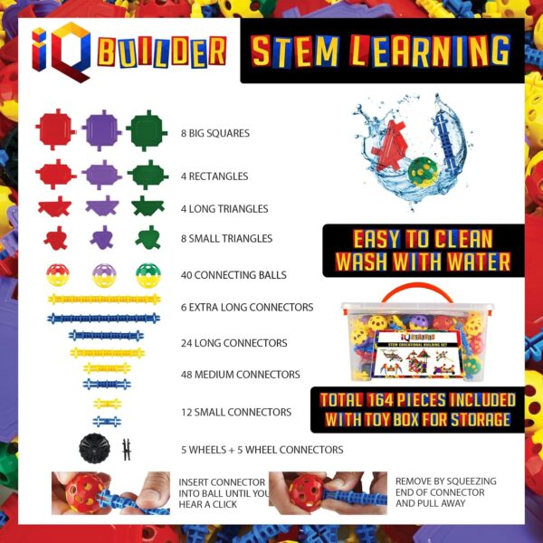 IQ builder STEM Learning Toys Building Toy Set - Image 2
