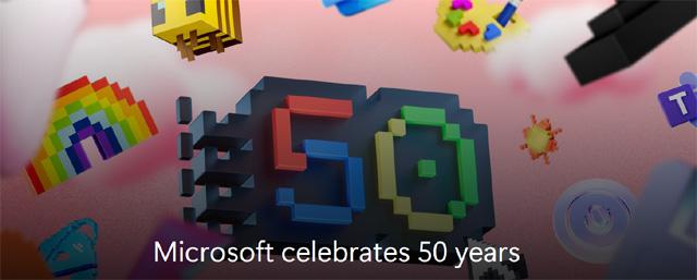 Microsoft Turns 50
