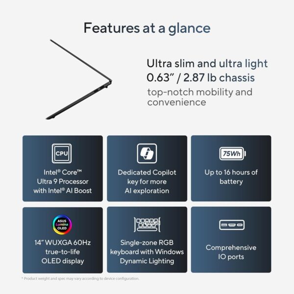 ASUS Vivobook S OLED Slim Laptop 14" - Image 2