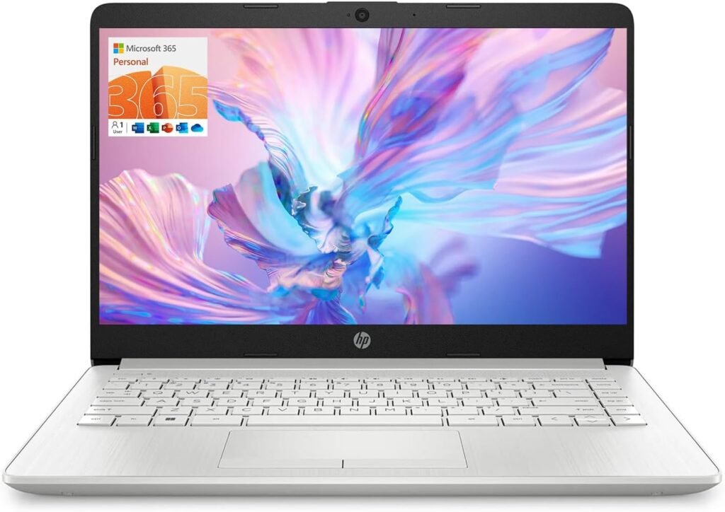 HP Portable Laptop, 14″ HD Display, 8GB DDR4 RAM, 64GB