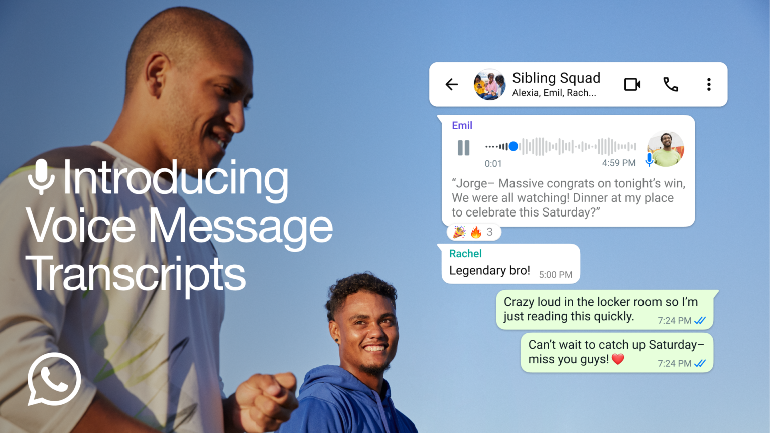 WhatsApp Voice Message Transcription Feature