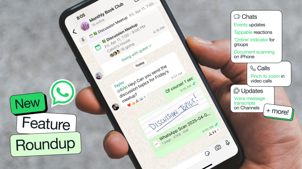 2025 WhatsApp Updates Roundup: New Features for Chats, Calls & Channels