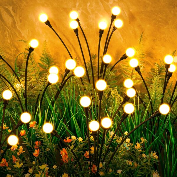 ASMAD Outdoor Solar Lights 4-Pack, 32 LED
