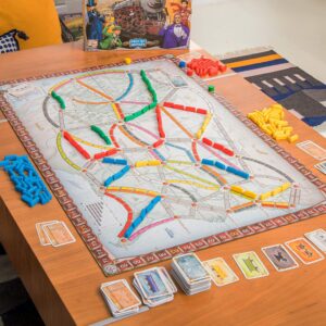 Ticket to Ride Board Game Cross-Country Train Adventure