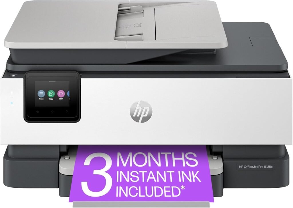 HP OfficeJet Pro 8125e Wireless Color Inkjet Printer