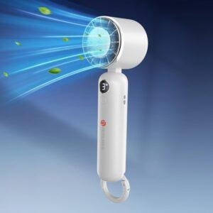 Portable Handheld Fan, 3 Speed USB Rechargeable