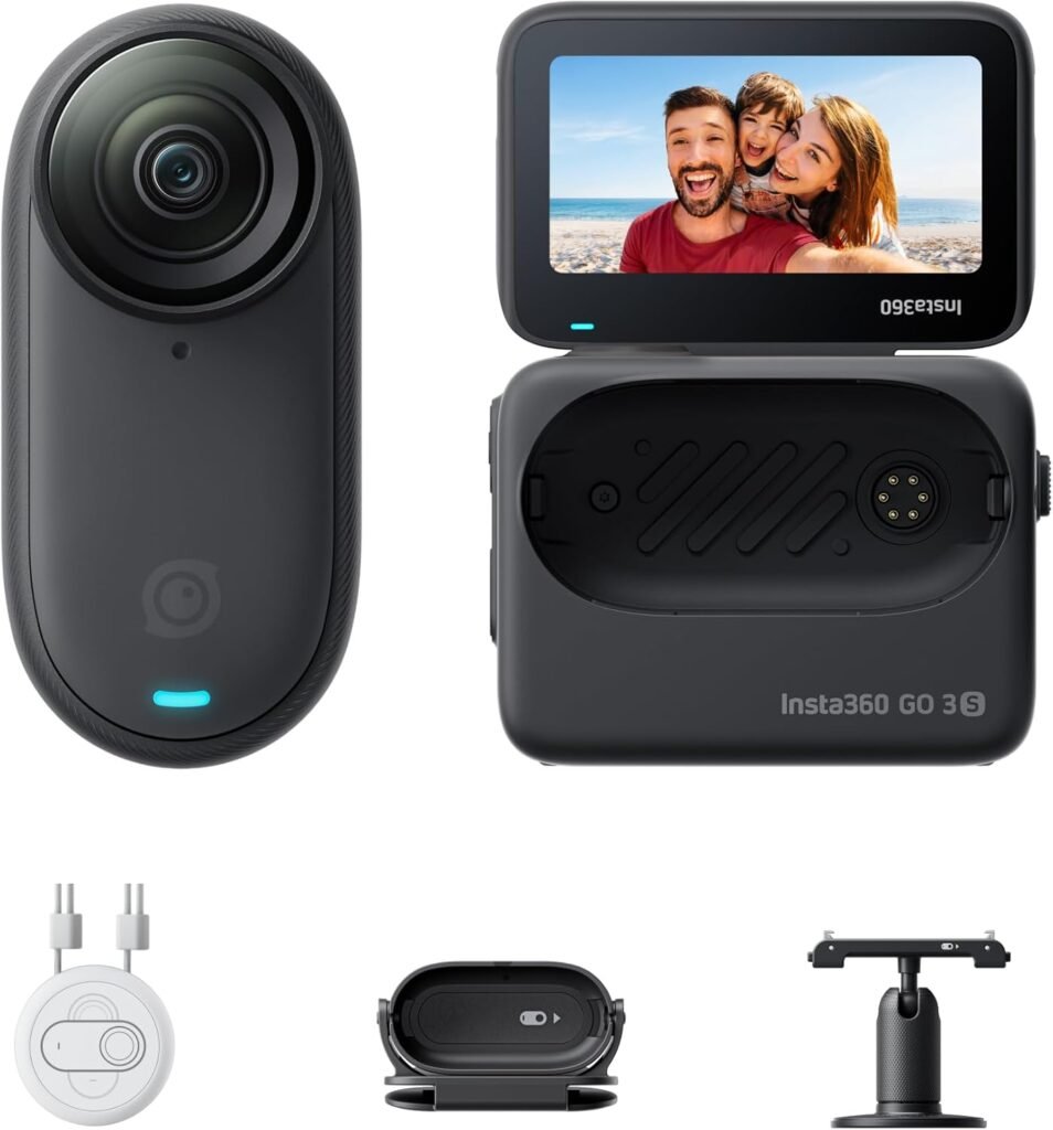 Insta360 GO 3S 64 GB Black 4K Tiny Portable Vlogging Camera