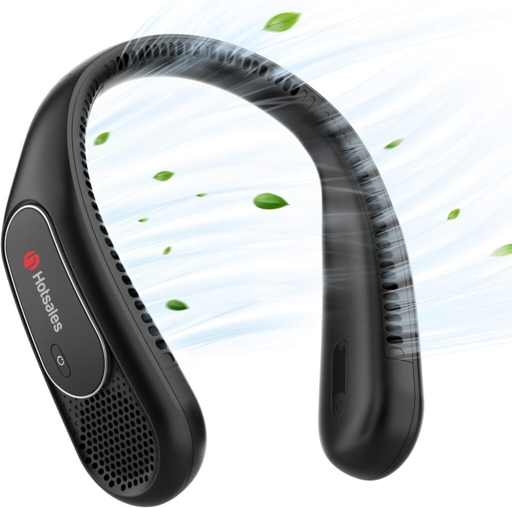 Portable Neck Fans Rechargeable, 6000 mAh Battery