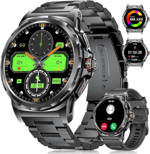 SUNKTA Military Smartwatch for Men