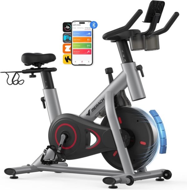 MERACH Exercise Bike with Exclusive App