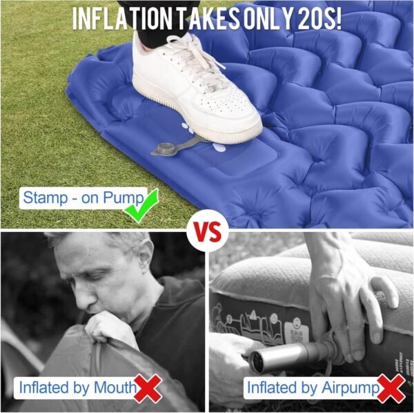 Ultralight Inflatable Sleeping Pad for Camping - Image 2