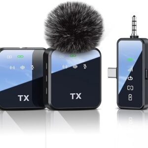 PQRQP 3 in 1 Lavalier Microphone for iPhone/Android