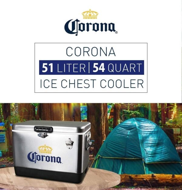 Corona Ice Chest Cooler - Portable Ice Bucket - Image 2