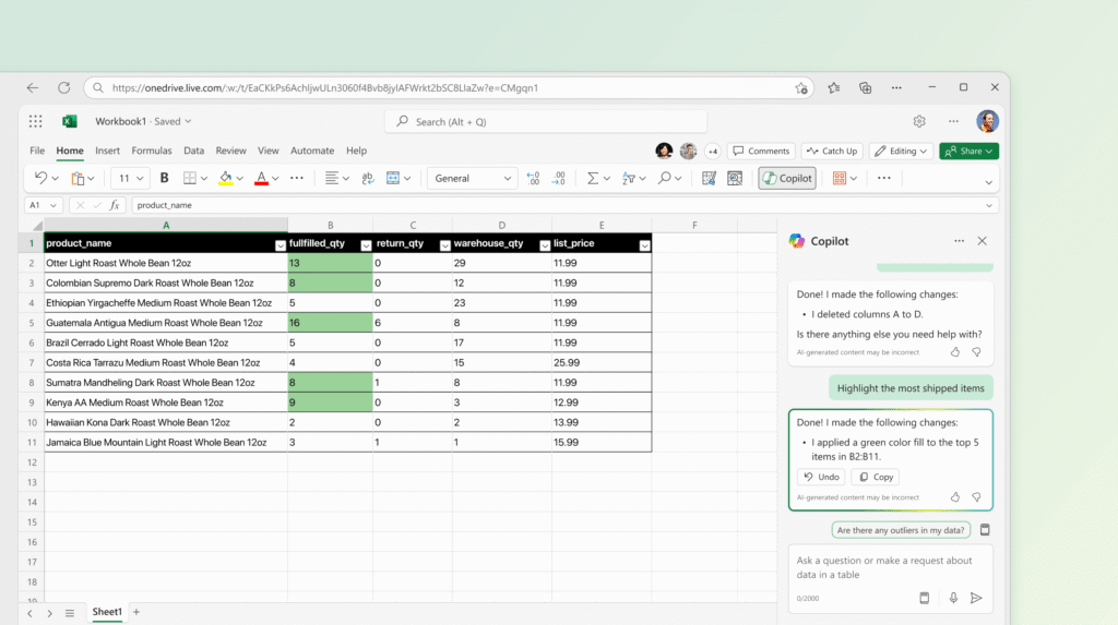 Excel Copilot Function Explained