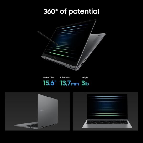Samsung Galaxy Book5 360 15.6” Copilot AI Laptop - Image 2