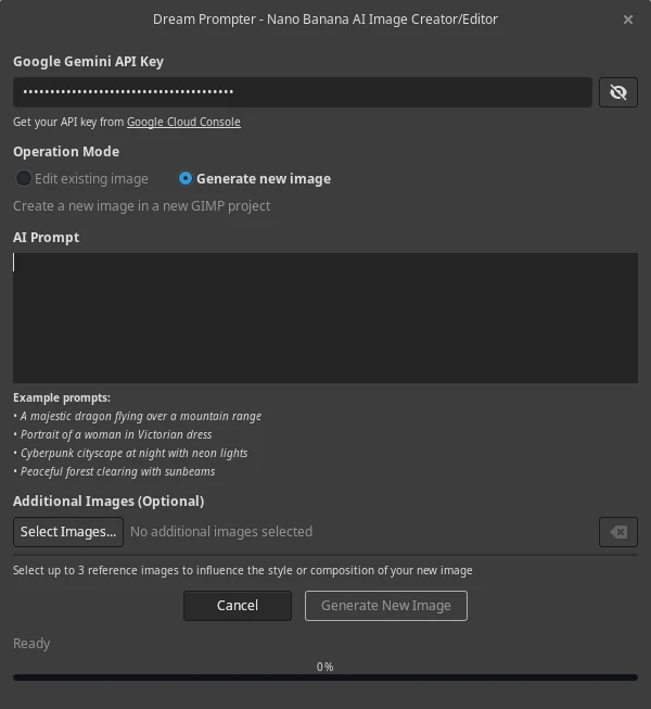 Bringing Nano Banana to GIMP with Google Gemini Image AI Plugin