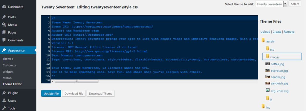 How to Undo Theme Editor Change in WordPress