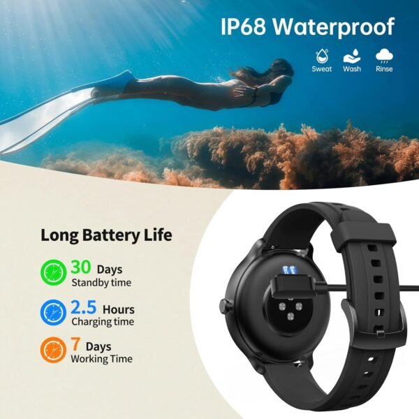 KIBFLE DR03 Smartwatch for Men Women - Image 3