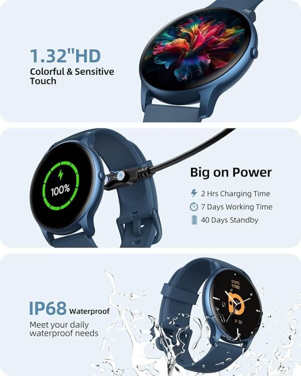 Parsonver Smartwatch for Women Men (Answer/Make Calls) - Image 3