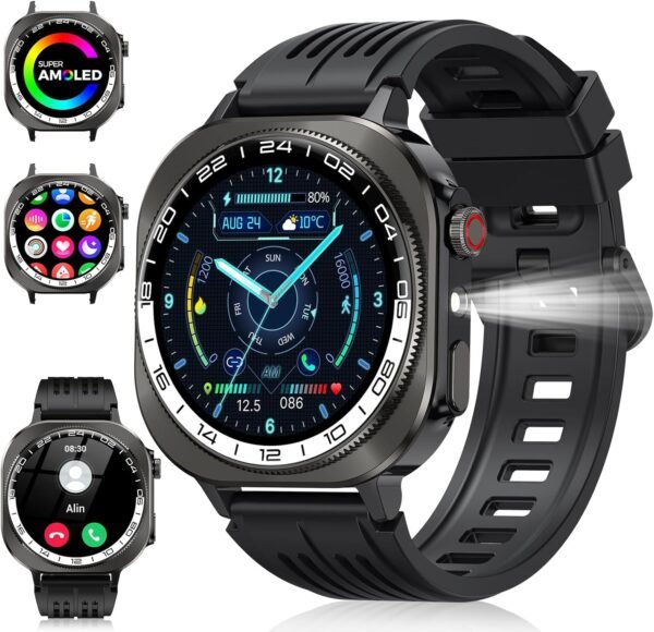 Soudorv Y10 Smartwatch AMOLED 3D 1.43" for Men Women