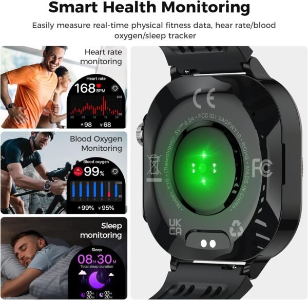 Soudorv Y10 Smartwatch AMOLED 3D 1.43" for Men Women - Image 4