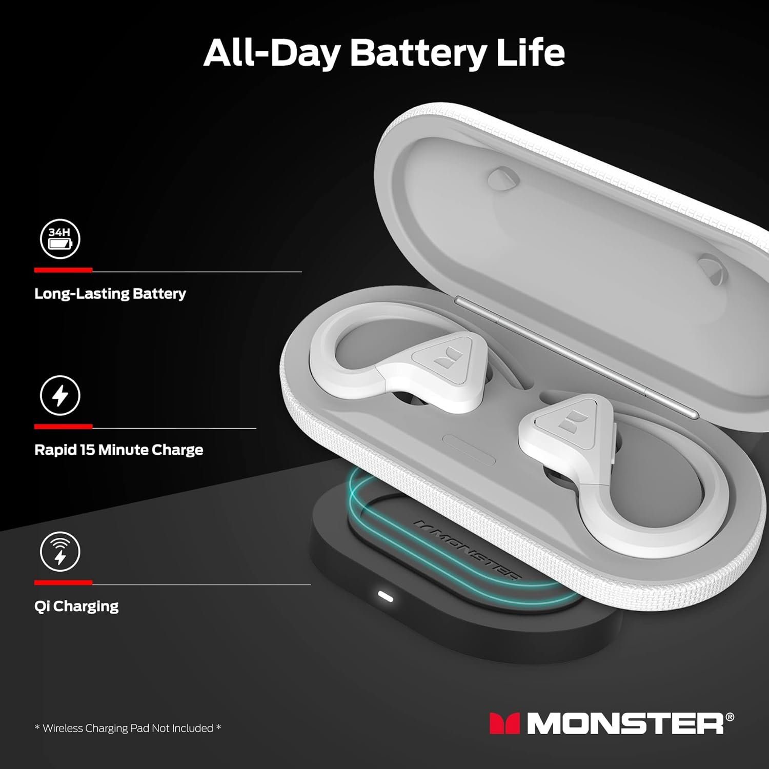 Monster DNA Fit Wireless Earbuds 2 Monster DNA Fit Wireless Earbuds - Image 2