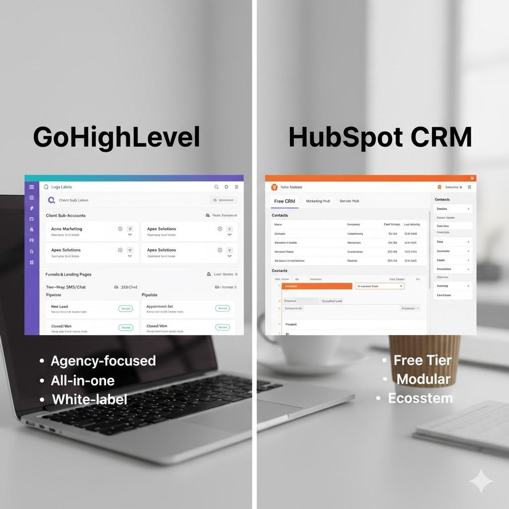 GoHighLevel vs Hubspot CRM