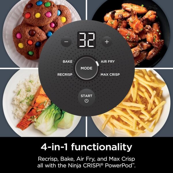 Ninja Crispi 4-in-1 Portable Glass Air Fryer Cooking System - Image 2