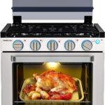 Propane Oven Stove Combo 28,100 BTU/Hr, Stainless Steel Oven-Stove-1